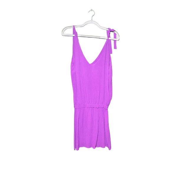 Fisico Womens Purple Sleeveless V-Neck Dress S - Lightweight‎ - Picture 3 of 3